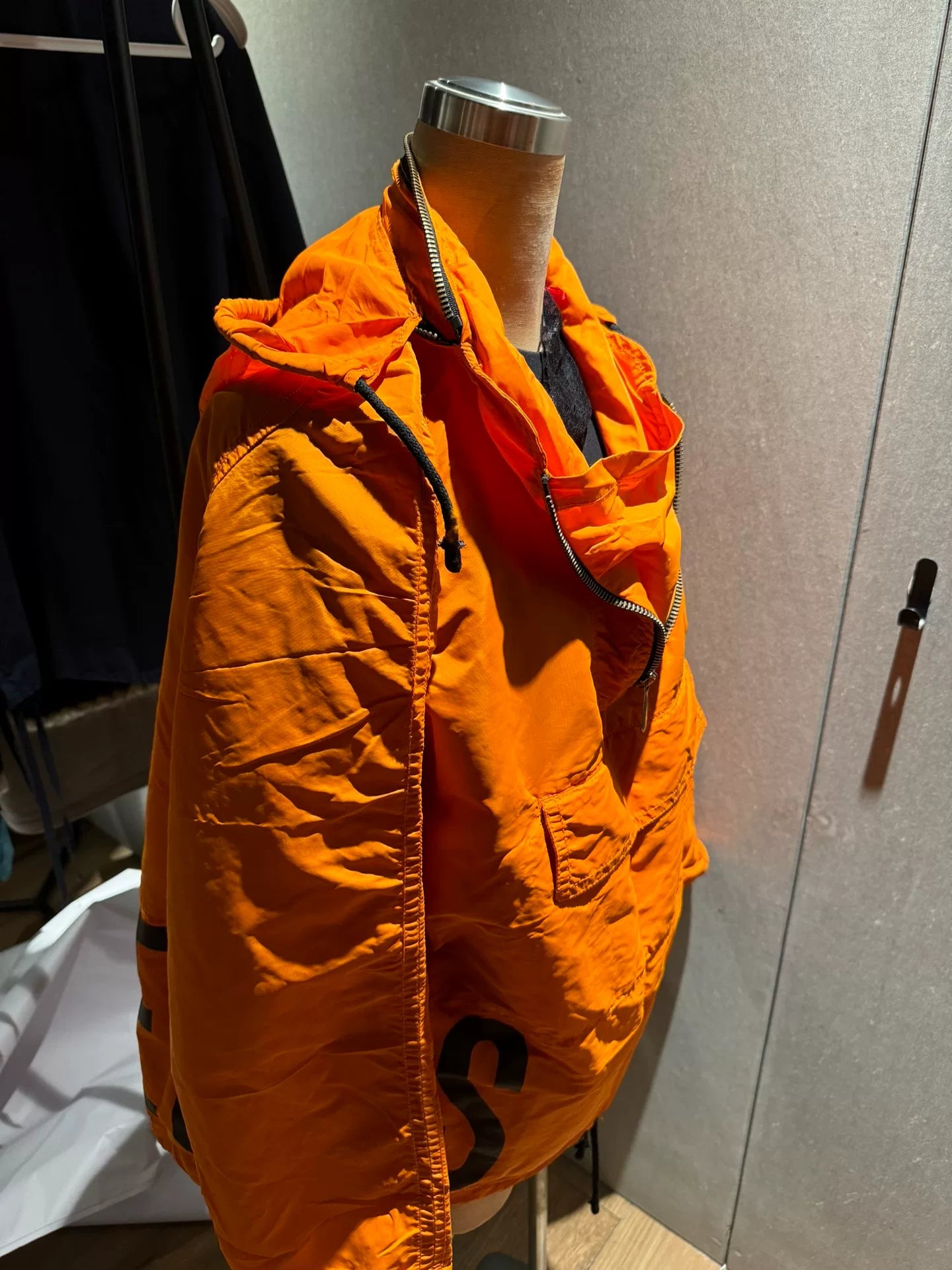 transformable bondage stripe jacket