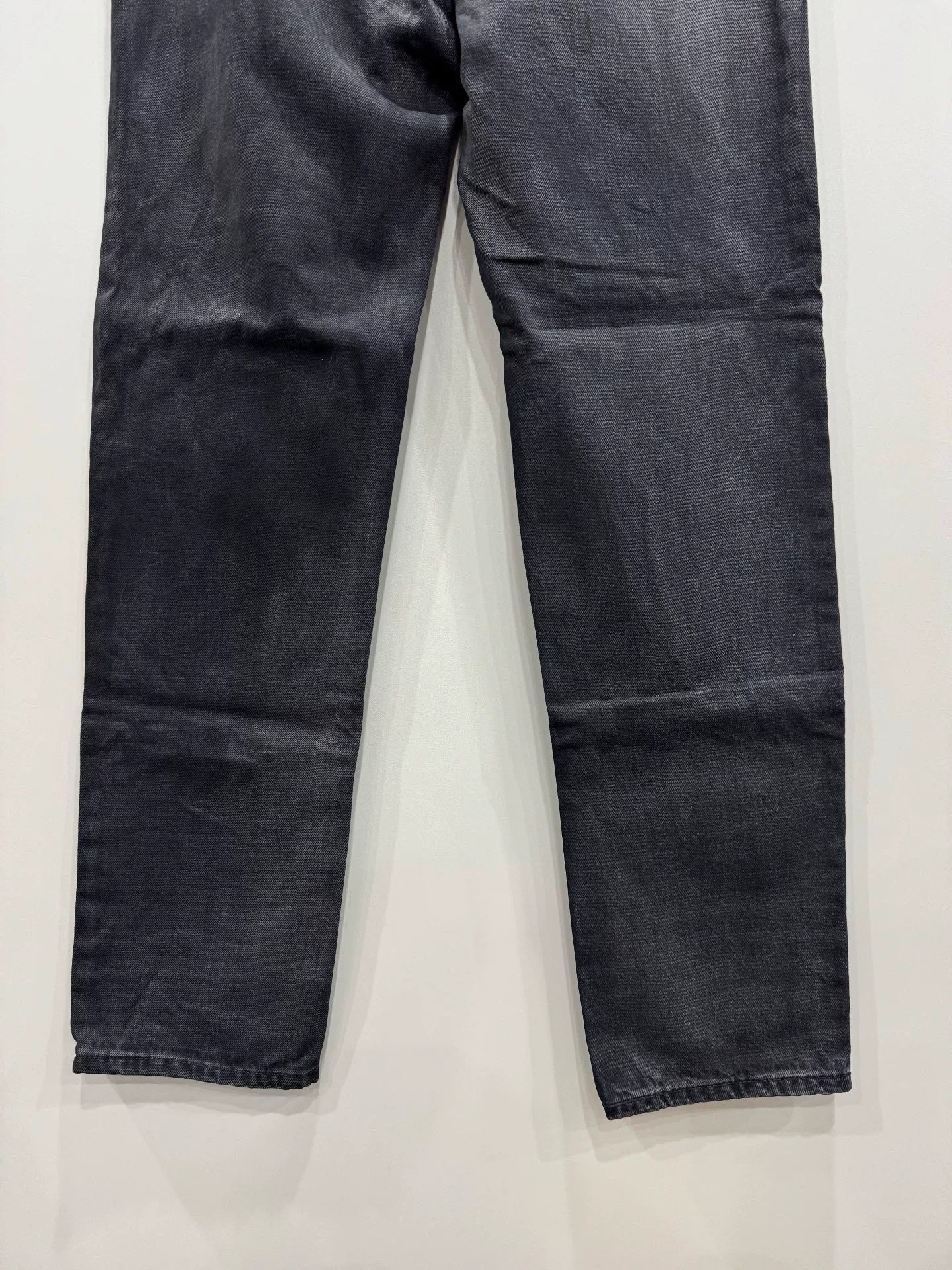 yeezy season 6 black gold denim jeans