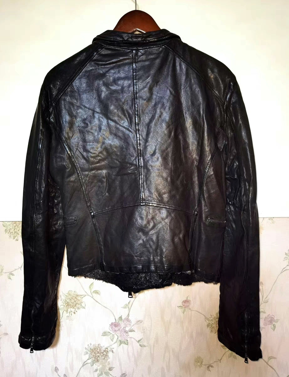 Giorgio Brato Short Leather Jacket