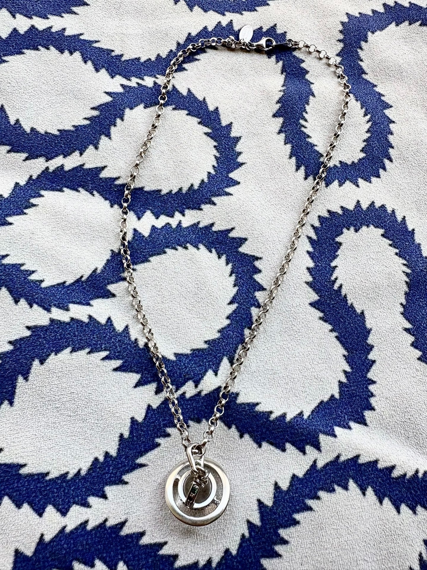 Vivienne Westwood Vintage 925 Silver Orb Necklace