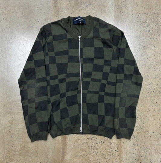 Comme Des Garcons Wool Check Jacket