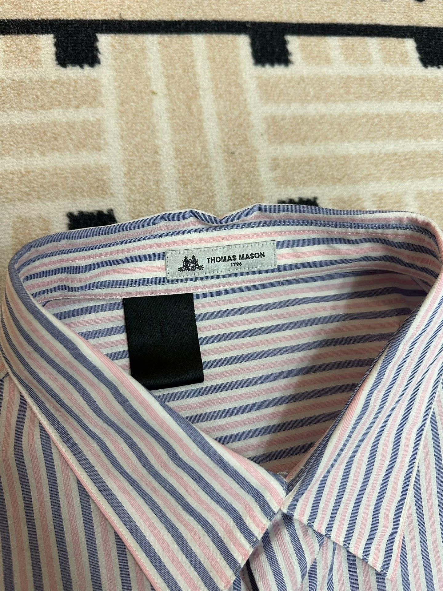 N.HOOLYWOOD x THOMAS MASON Pink Stripe Shirt