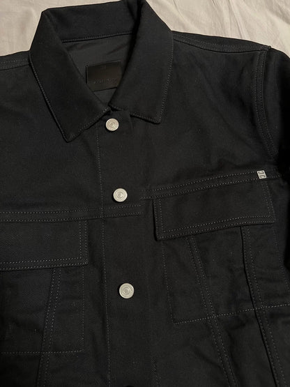 Givenchy SS22 Black Logo Button Jacket