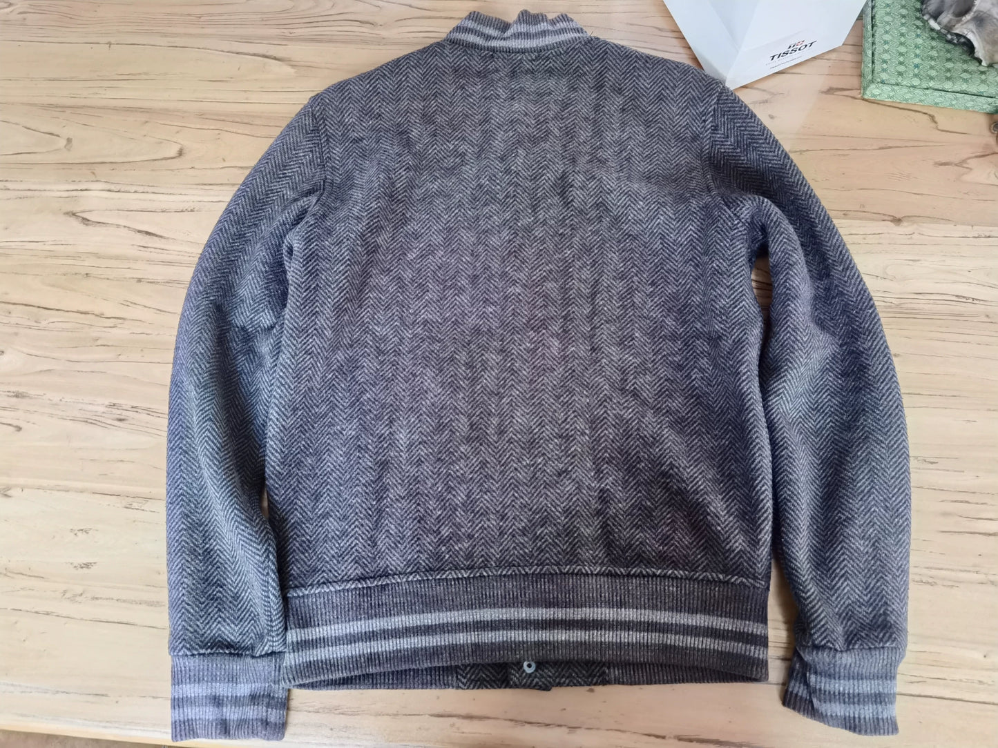 Ralph Lauren RRL Herringbone Wool Baseball Jacket