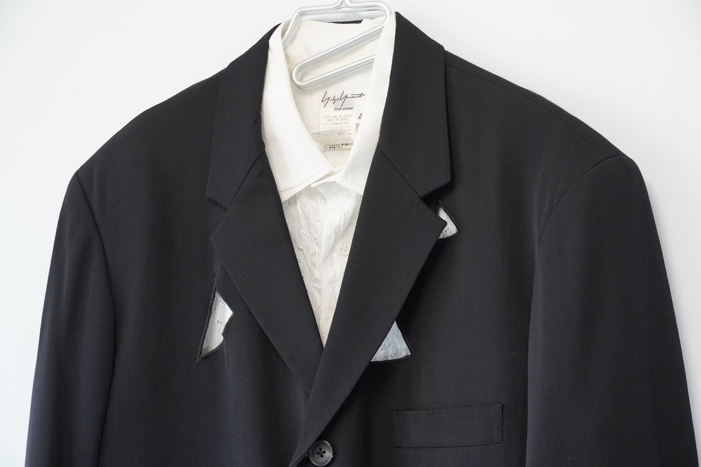 Yohji Yamamoto Black Wool Jacket