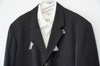 Yohji Yamamoto Black Wool Jacket