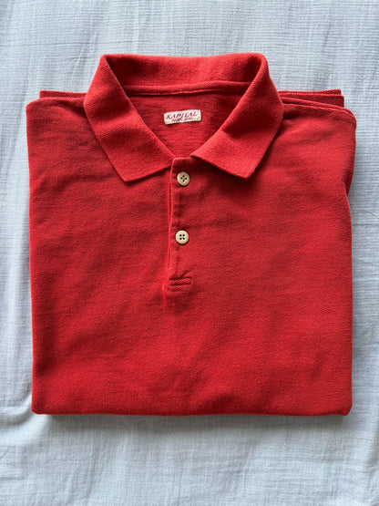 KAPITAL 23SS Piqué Mesh Pocket Polo Shirt