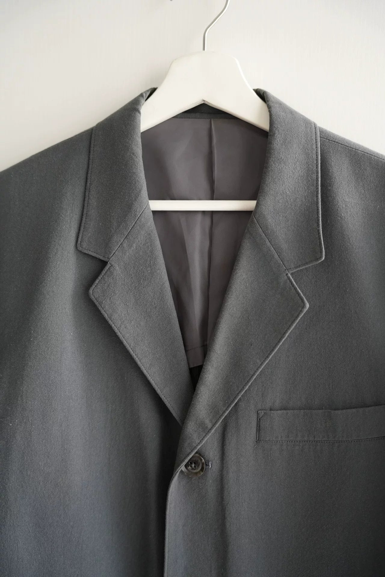 Yohji Yamamoto Gray Long Suit Jacket