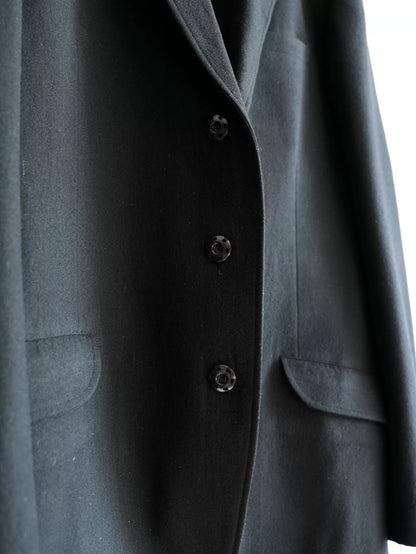 Yohji Yamamoto Button-Up Jacket with Dark Buttons