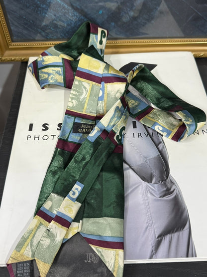 Jean Paul Gaultier Pop Art Silk Tie