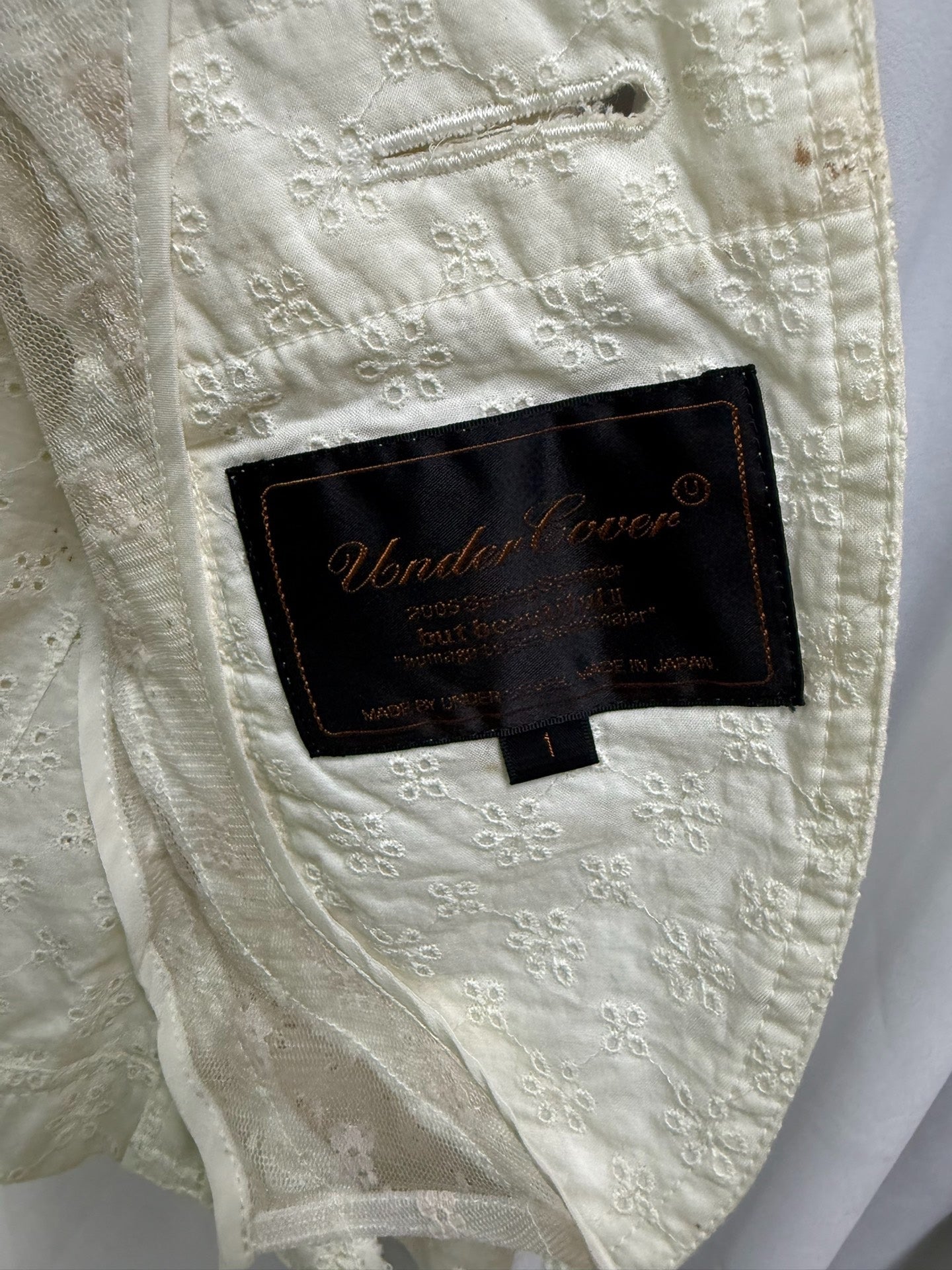 UNDERCOVER 05SS Ripped Blazer
