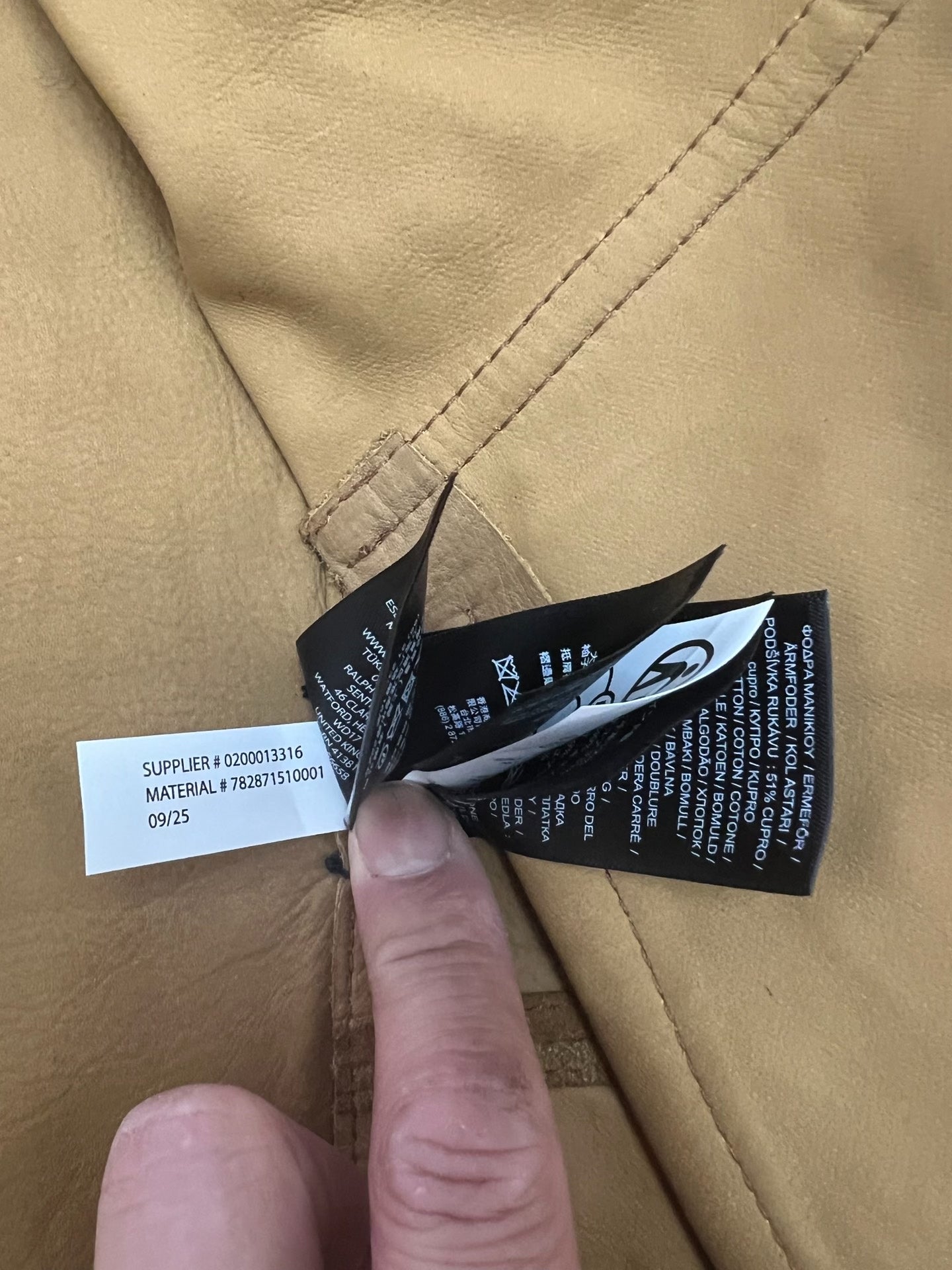 RRL Classic Suede Short Leather Jacket