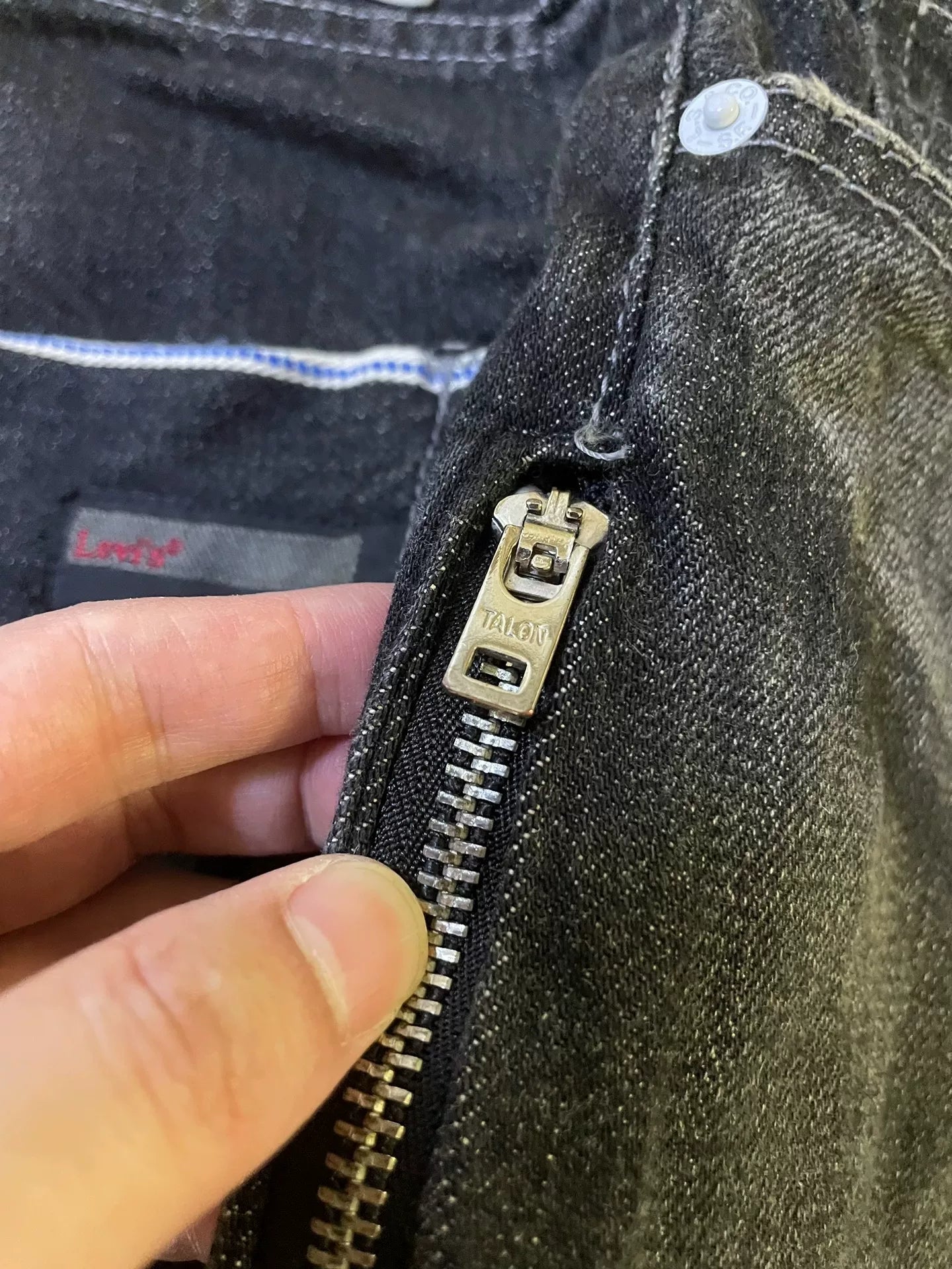 levis fenom heavy washed denim pants