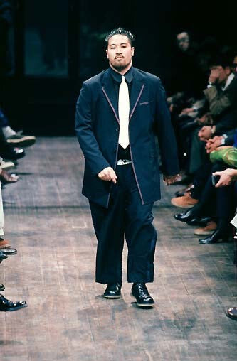 Yohji Yamamoto 98SS Lake Blue Wool Trousers