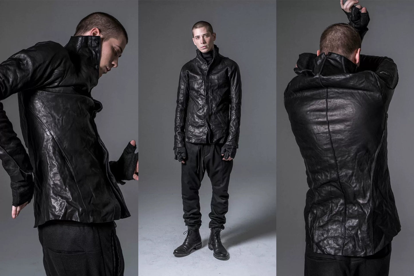 d hygen leather jacket with distinctive style