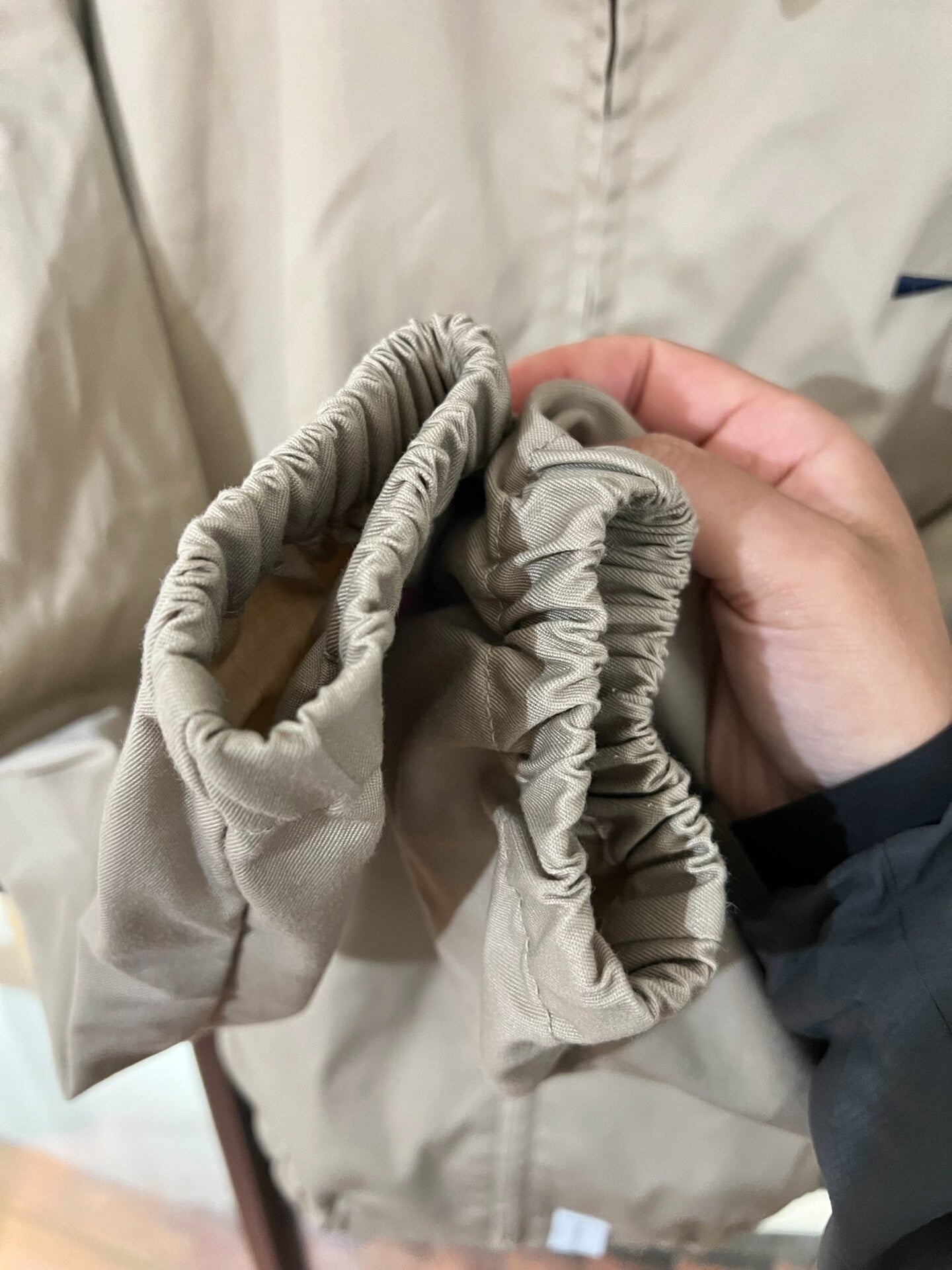 beige lightweight jacket by DCDT Descendant