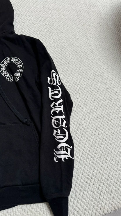 chromehearts limited edition black hoodie