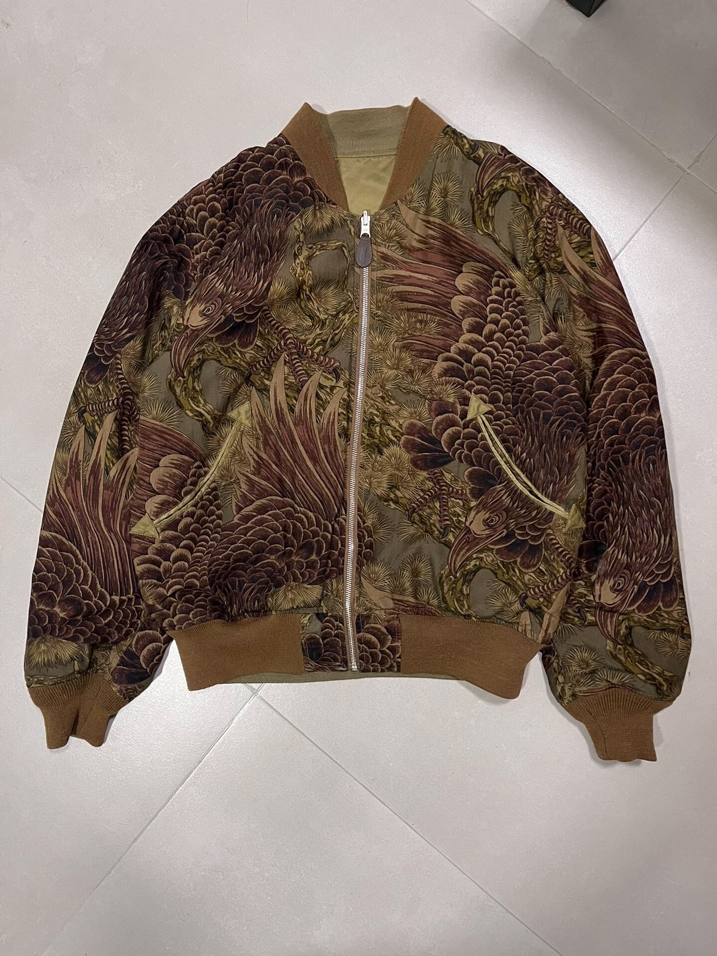 RRL Double RL Reversible MA-1 Jacket
