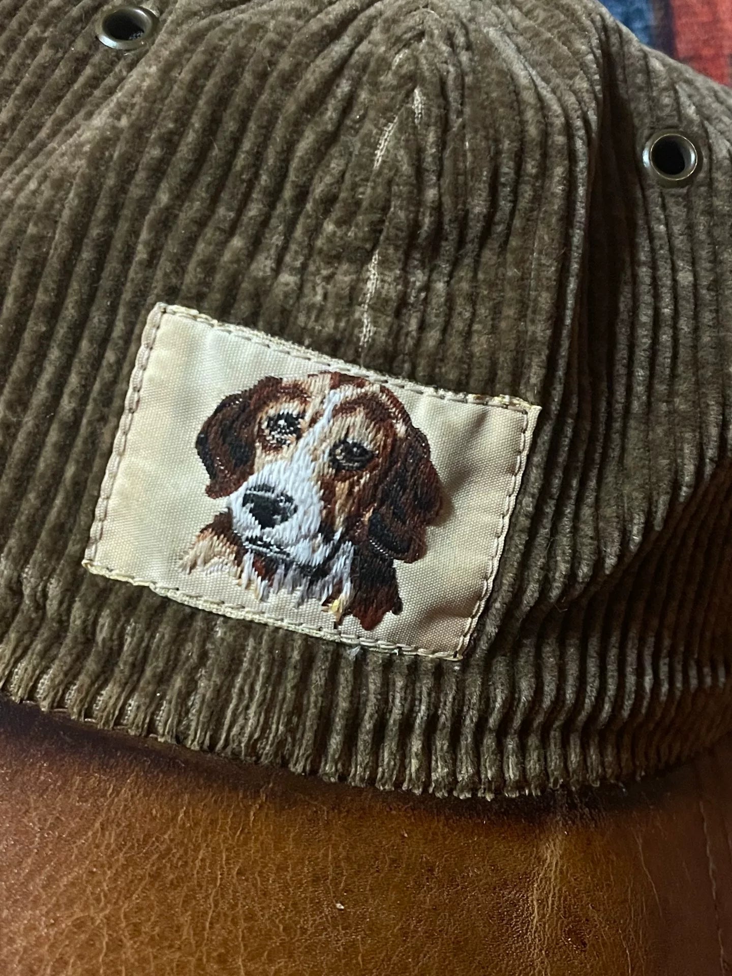 RRL Leather Brim Baseball Cap