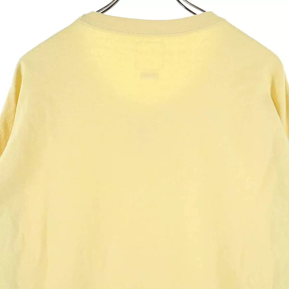 visvim jumbo sweat l/s yellow sweatshirt