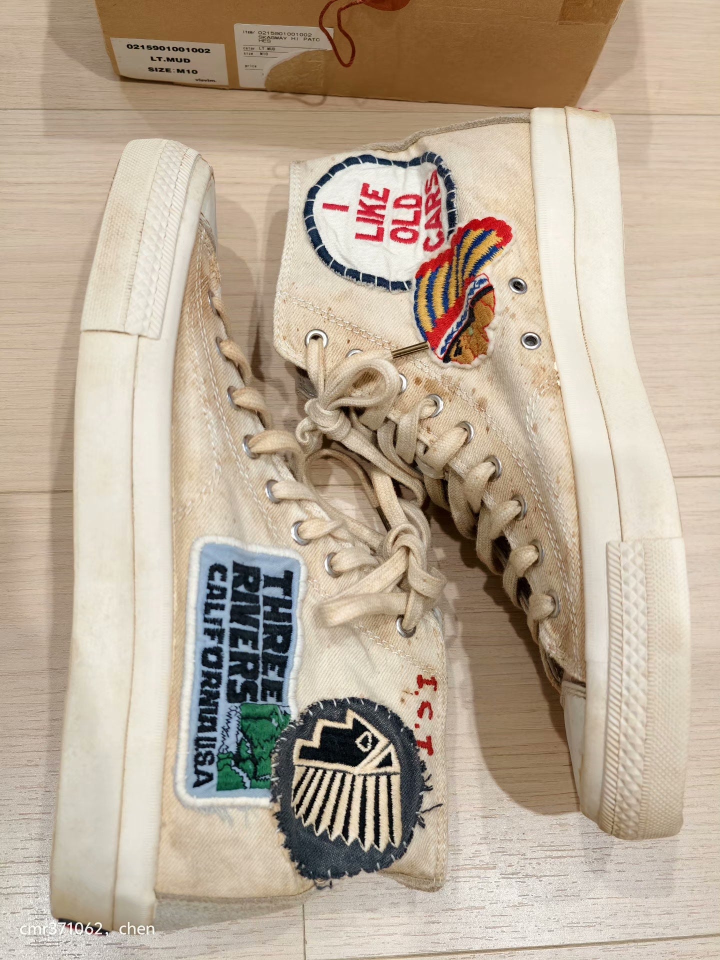 VISVIM 15 ICT SKAGWAY HI PATCHES