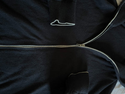 LORO PIANA Solid Hooded Zip Jacket