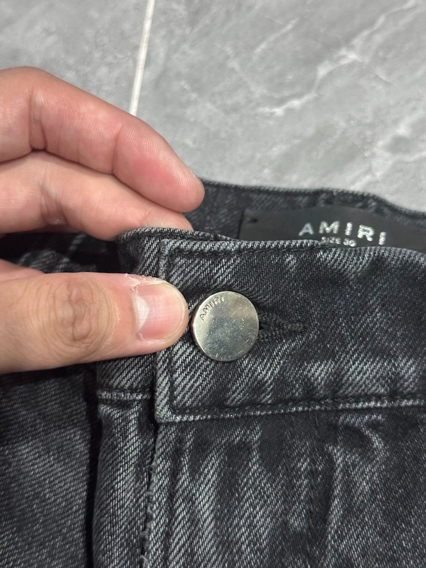 AmiRI Denim Flare Work Pants