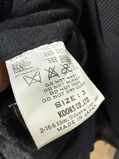 wool coat with faux fur collar