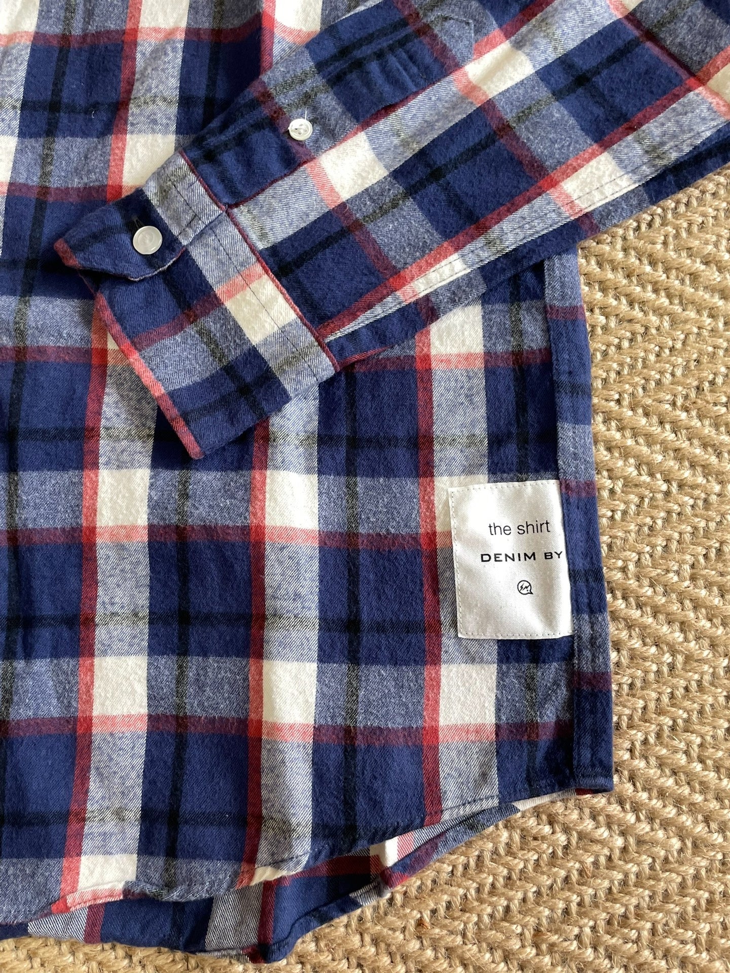 DENIM BY VANQUISH & FRAGMENT Flannel Shirt