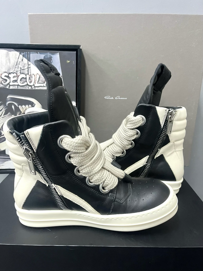 Rick Owens Thick Lace Inverted Triangle Board Shoes
