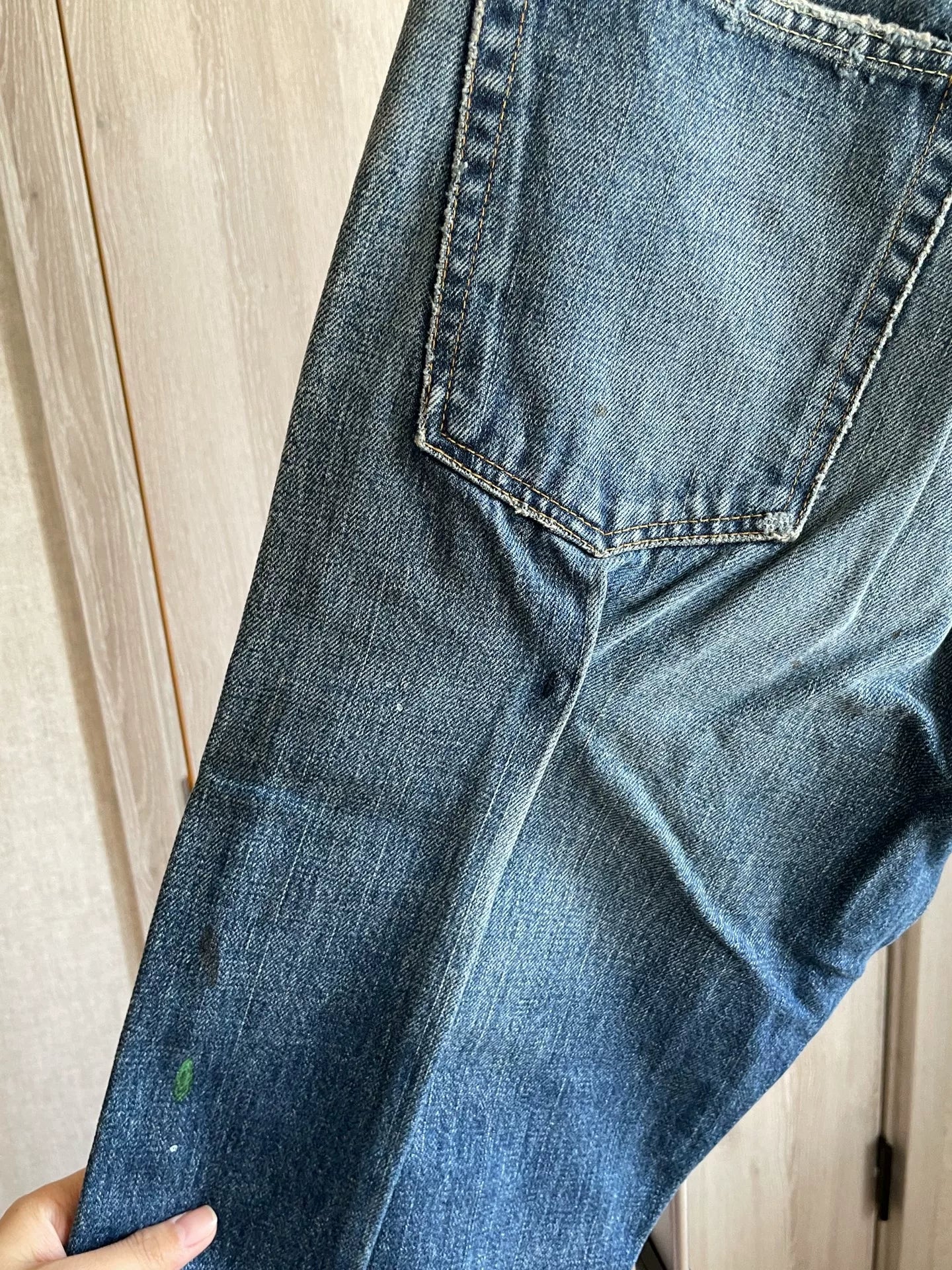 VISVIM JOURNEYMAN PANTS TACKED CRASH