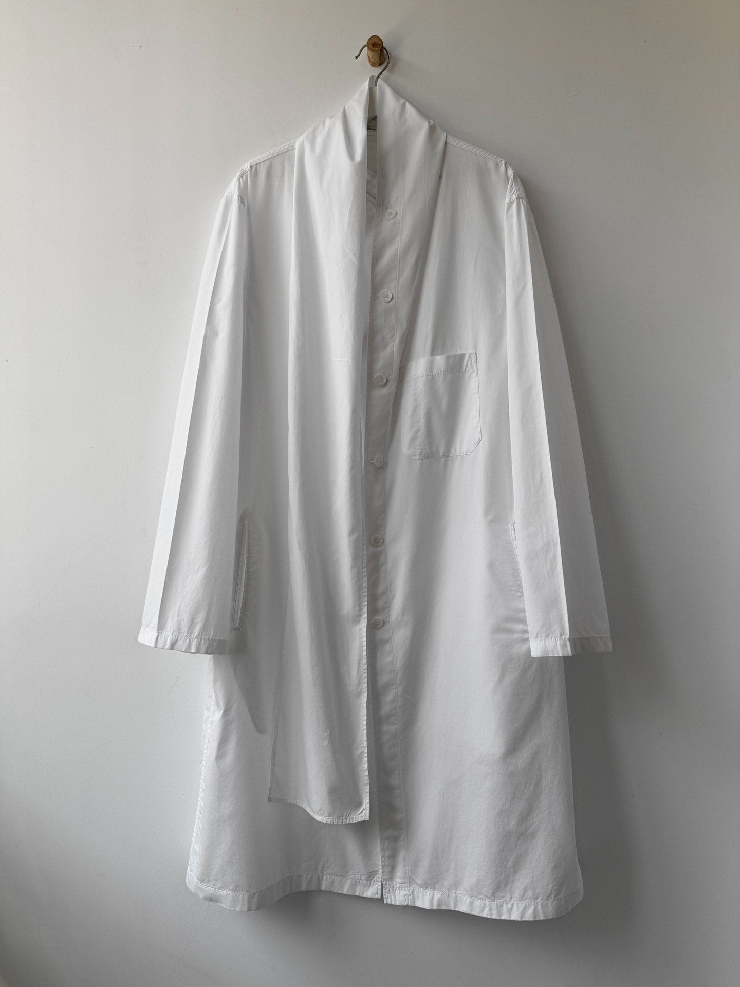 Yohji Yamamoto Pour Homme 19SS Floating Collar Long Coat
