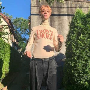 martin margiela long sleeve fitted top