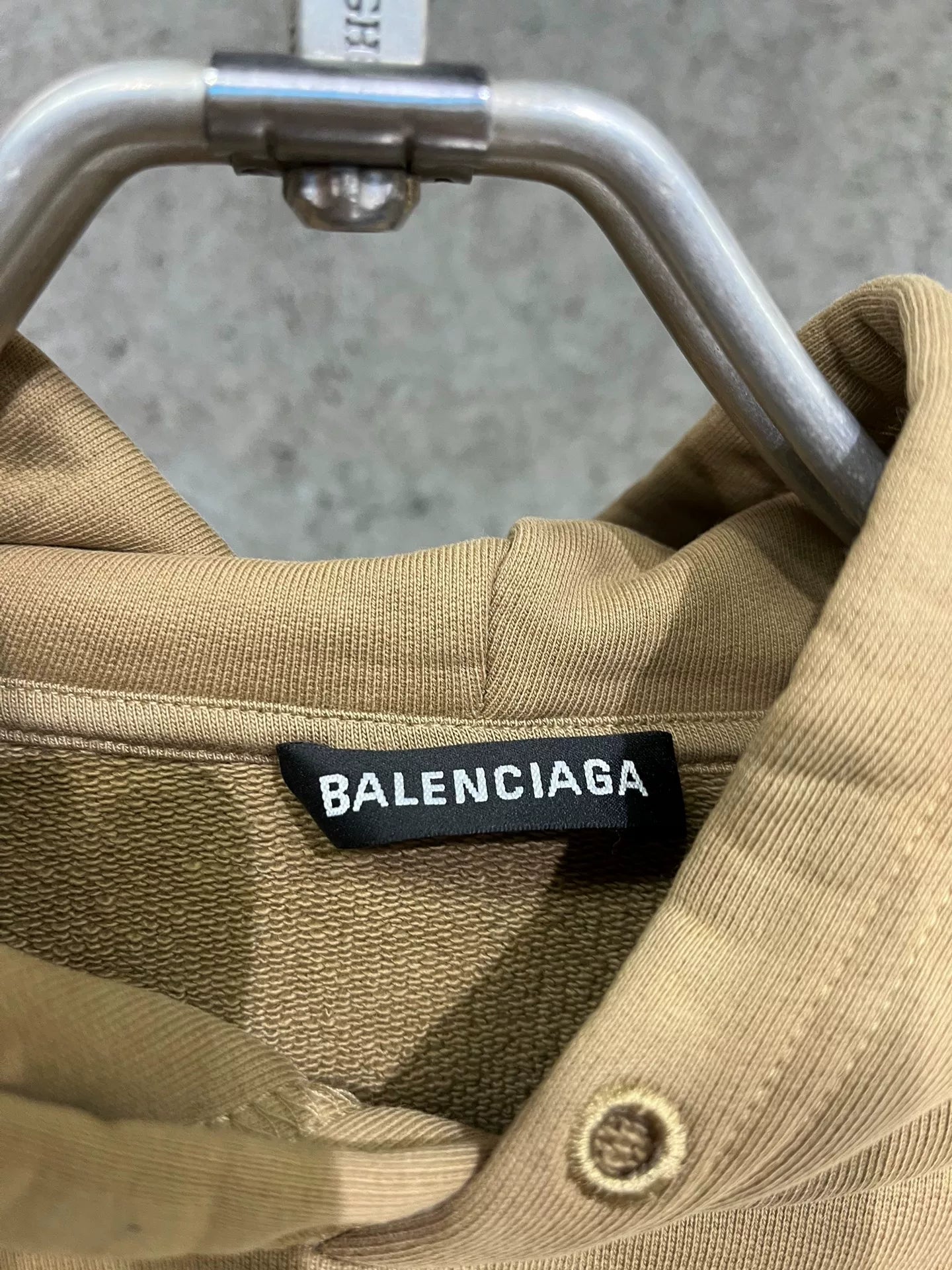 Balenciaga Beige Mailbox Hoodie S