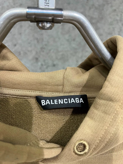 Balenciaga Beige Mailbox Hoodie S