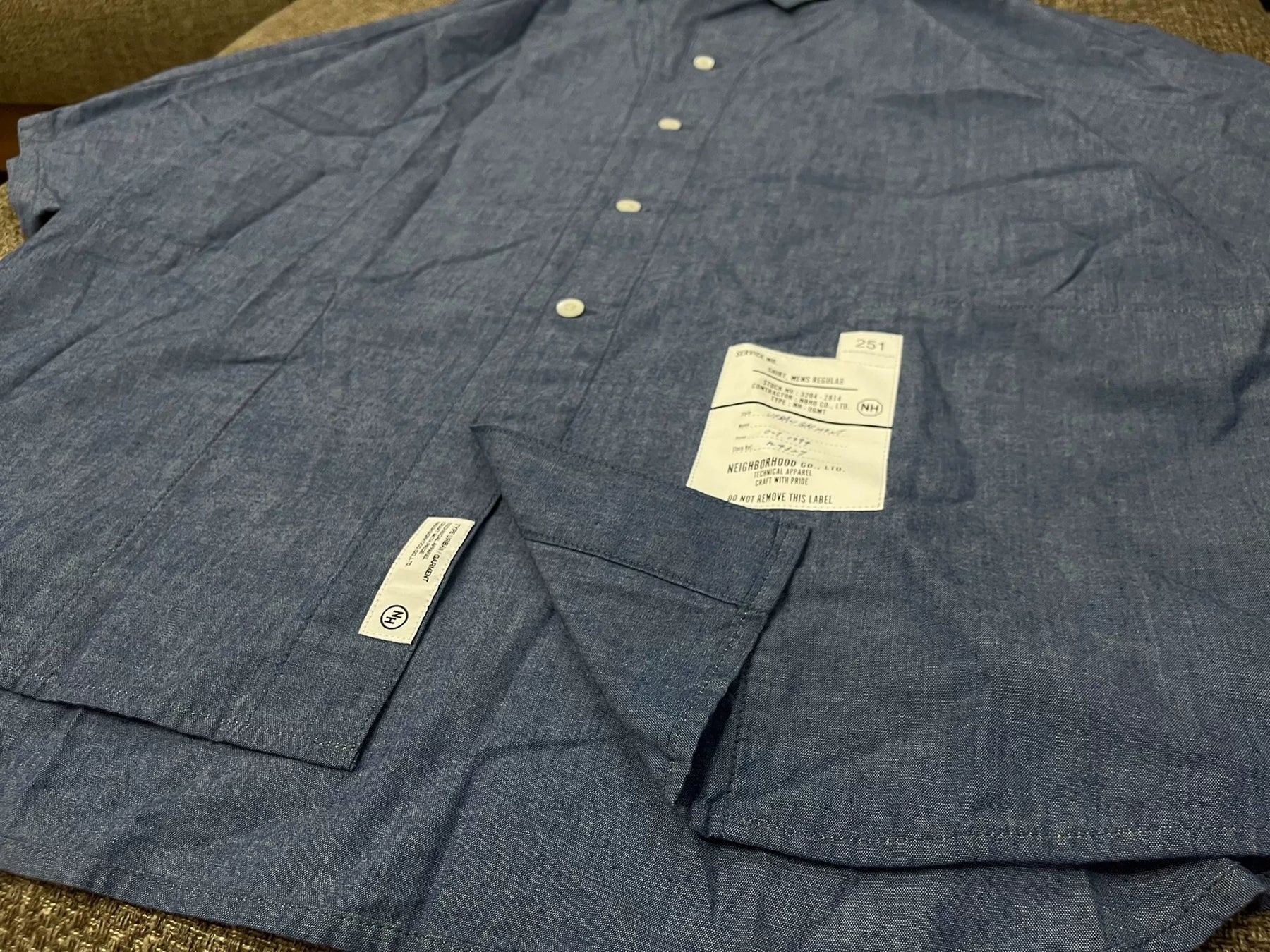 NEIGHBORHOOD 25SS Dolman Sleeve Shirt