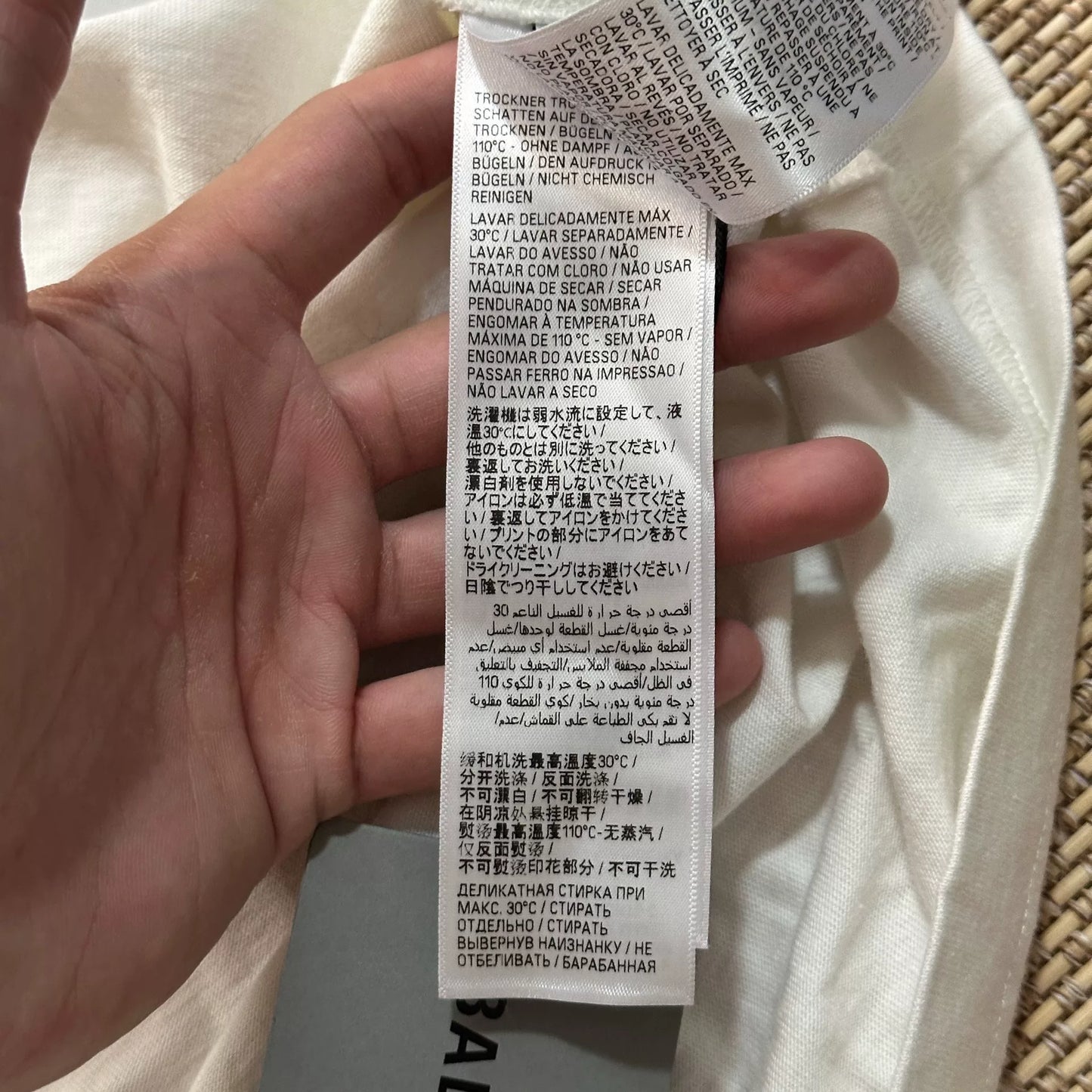 Balenciaga Paris Graffiti Oversized T-Shirt