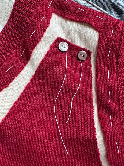 Maison Margiela Knit Top with Unique Design