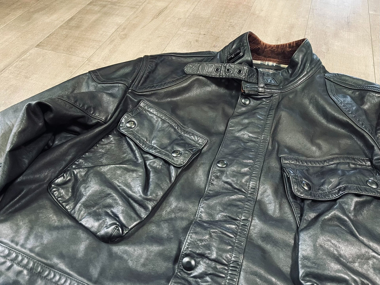 RRL Six-Pocket Leather Jacket
