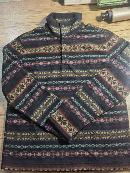 RRL Navajo Fleece Pullover Coat