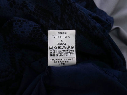 wacko maria short sleeve snake pattern shirt