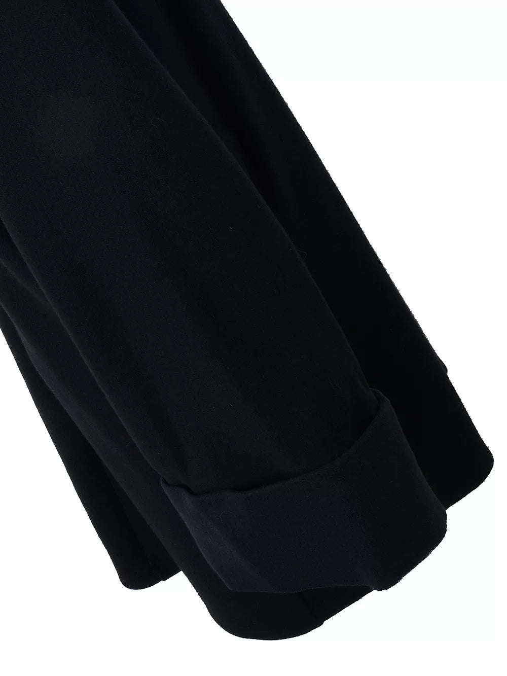 Yohji Yamamoto Black Wool Knit Coat