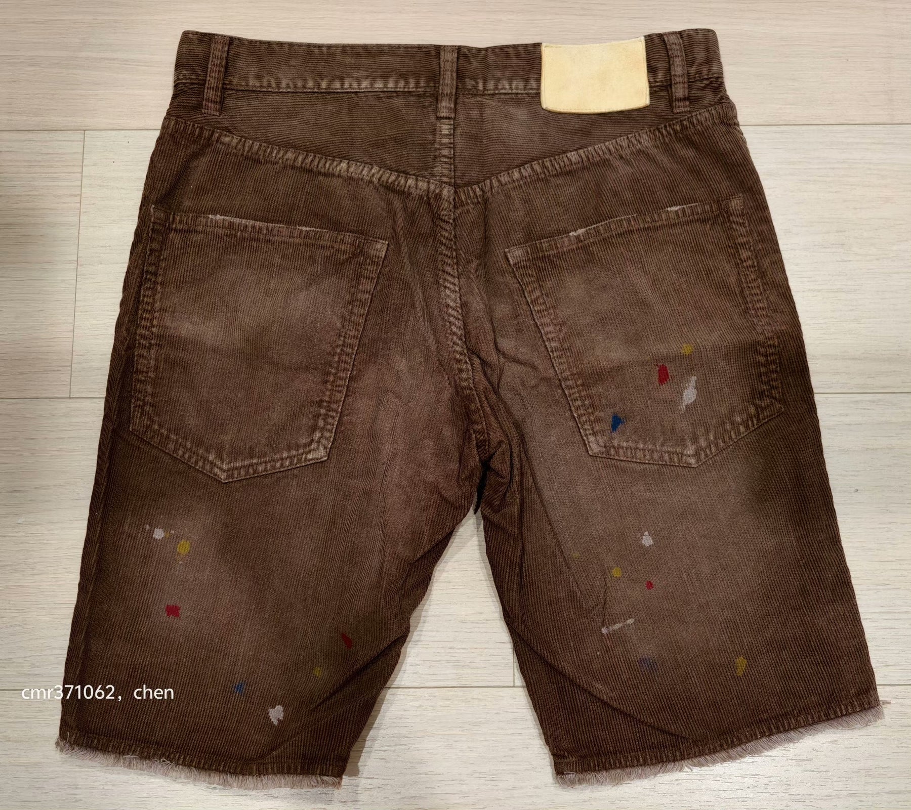 VISVIM 17SS FLUXUS 03 CORD SHORTS