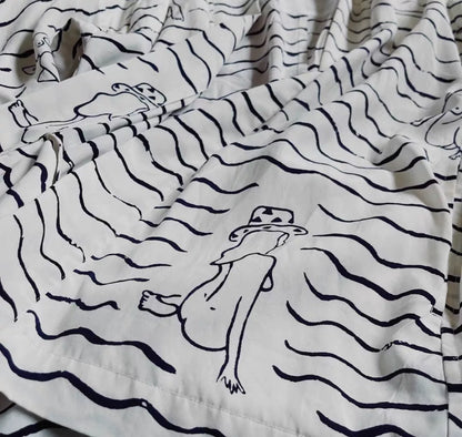 VISVIM HAPPI HAPPY Silk Haori