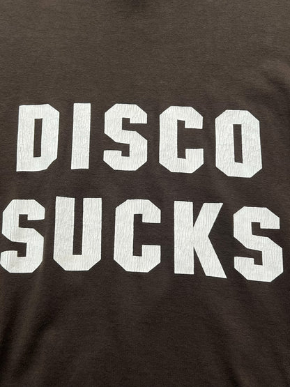 disco sucks slogan tee shirt