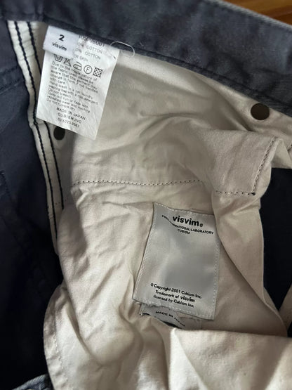 gray five-pocket casual pants