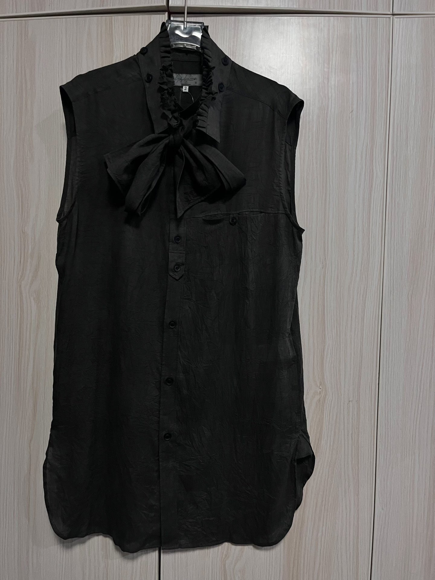 Yohji Yamamoto 26SS Scarf Collar Vest