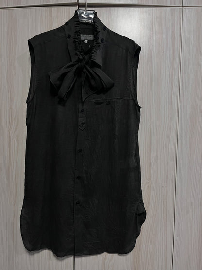 Yohji Yamamoto 26SS Scarf Collar Vest
