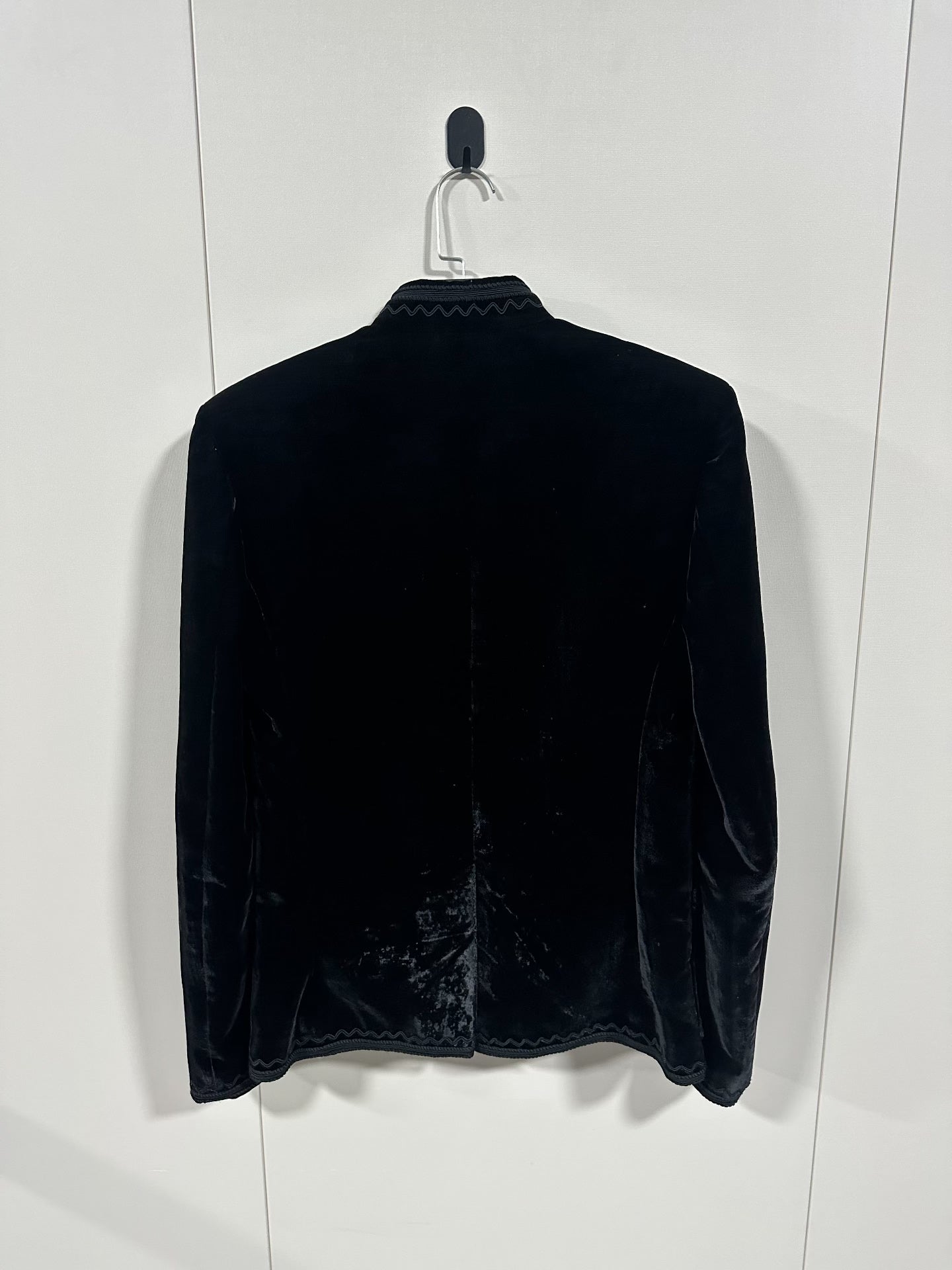 Saint Laurent Velvet Embroidered Jacket
