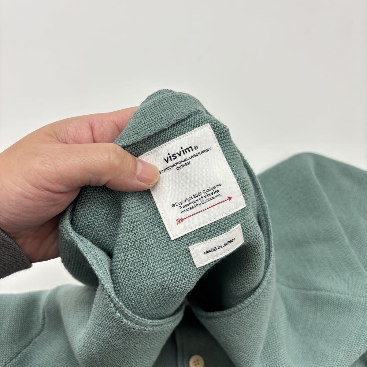 VISVIM Selmer Knit Cardigan Green